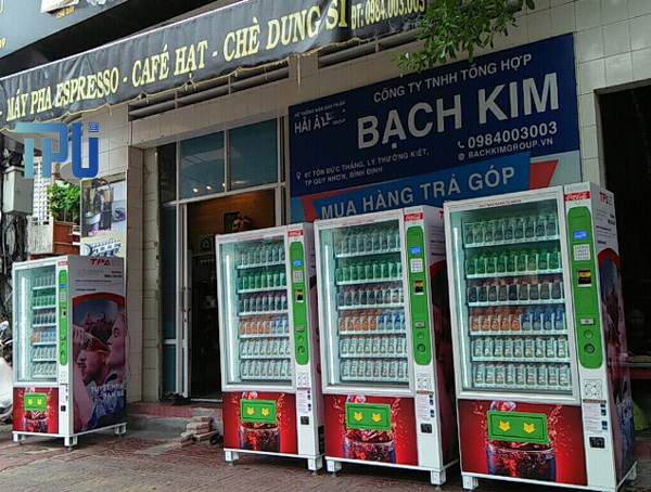 Máy bán hàng tự động TPU tại Bình Định​
