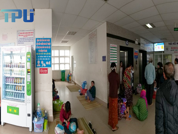 Máy bán hàng tự động TPU tại bệnh viện đa khoa Ninh Thuận