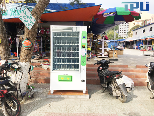 Máy bán hàng tự động TPU tại thị trấn Cát Bà- Hải Phòng