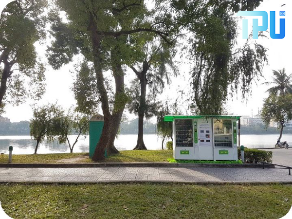 Máy bán hàng tự động tai công viên thành phố Hồ Chí Minh