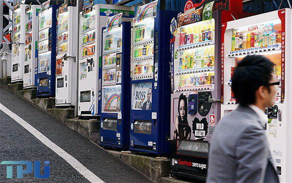 Máy bán hàng tự động tại Nhật Bản